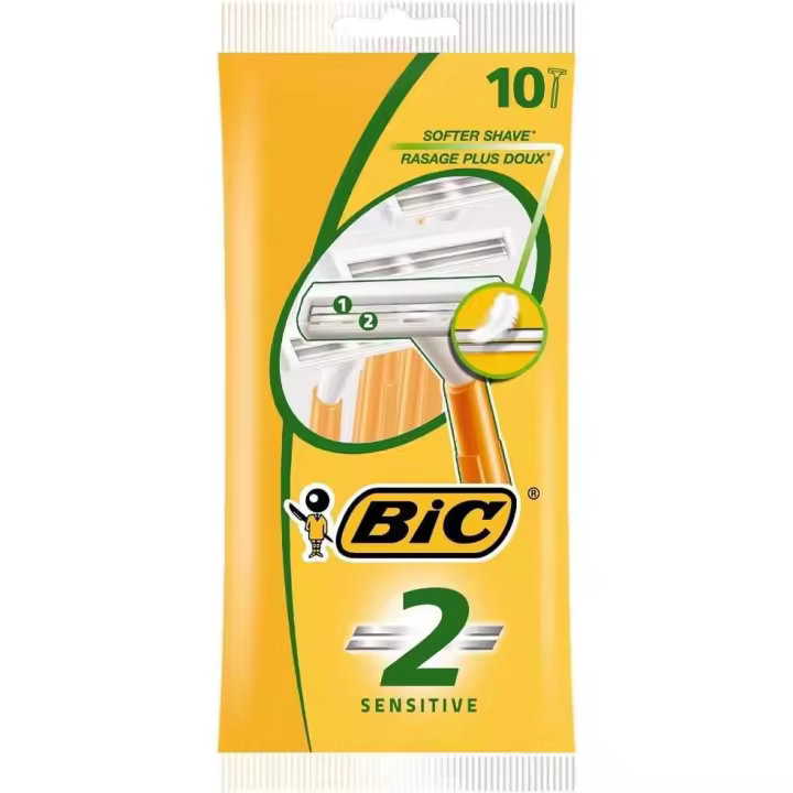 Cuchillas Desechables BIC Sensitive Pouch - Pack de 10 piezas - 1