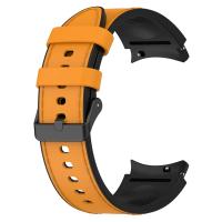 Correa De Reloj Samsung Galaxy Watch 7 6 5 4 pro Classic 47 43mm 46mm 40mm 44mm De Silicona Y Cuero Reemplazo De Pulsera Unisex - details 36