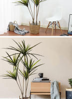 Planta Artificial De Dracaena Tropical Grande 90-120 Cm En Maceta Hojas De Palmera Falsas Para Decoración De Interiores Y Jardín - details 7