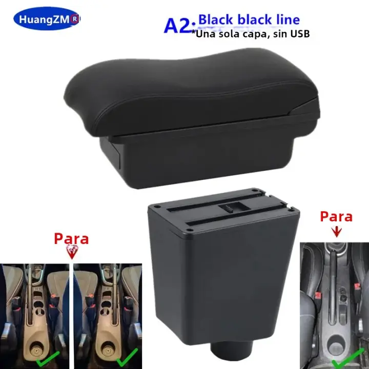 Soporte Central Para Coche Renault Clio 4 Capa De Almohadilla De Reposabrazos Para Renault Captur Clio 3 III IV Accesorio De Interior Piezas De Almacenamiento Adaptado Para Retrofits - 1