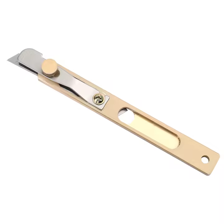 Cuchillo De Cuero De Cobre Puro Para Cortar Y Posicionar Herramienta De Trabajo Del Cuero DIY Herramientas De Artesanía - 1