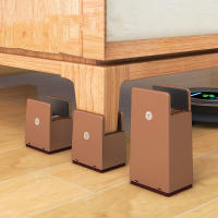 4PCS Alzas De Silla Ajustables Con Tornillo Y Abrazadera 2 4 Pulgadas Altura Resistente Para Sofá Mesas Cama Muebles - details 4
