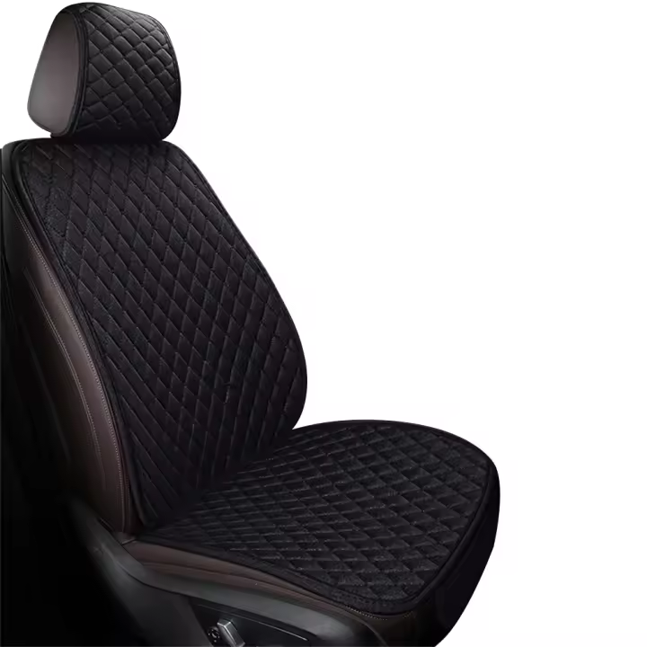 Funda De Asiento De Coche Universal De Lino Cómoda Y Transpirable Protector Mat Para Todas Las Estaciones Accesorios De Interior Del Auto - 1
