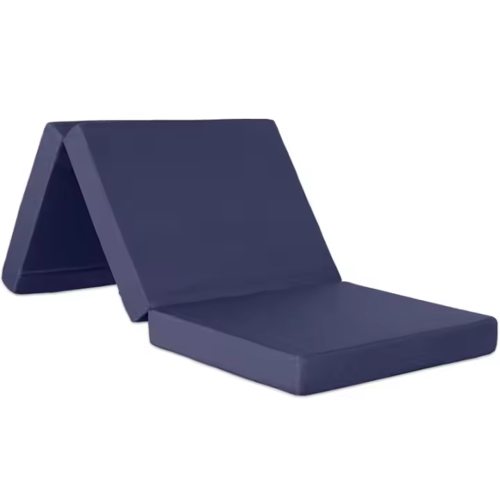 Colchón Plegable con Asa y Cierre - Espuma FIRMEZA MEDIA HR 30 kg/m3 + 3cm de Visco - Loneta Premium ENVÍO RÁPIDO 3 DÍAS HÁBILES - 1