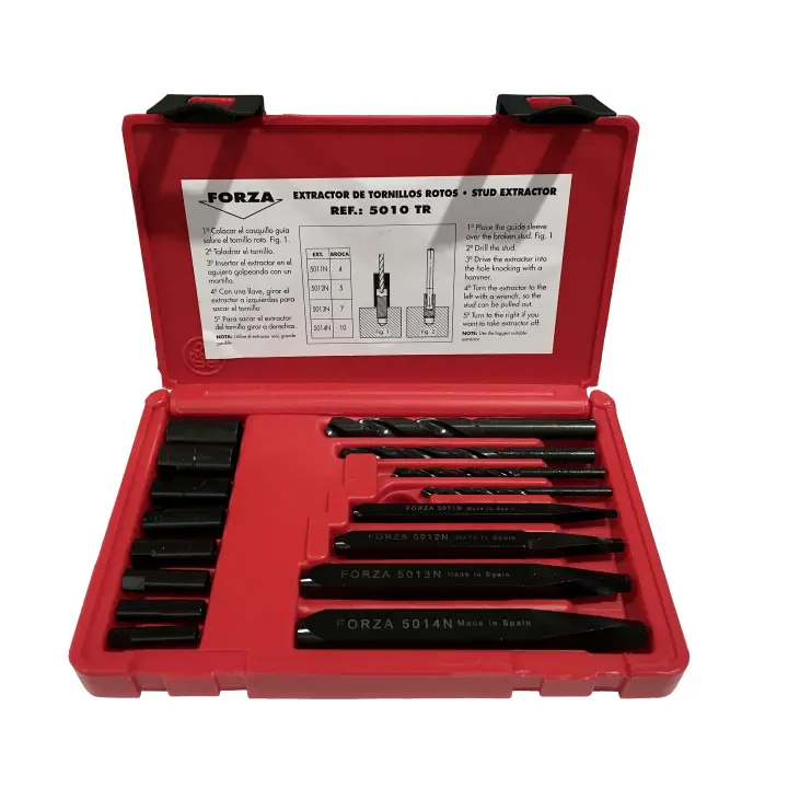 FORZA Juego de Extractores de Tornillos Rotos - Herramientas Manuales de Alta Calidad - 1