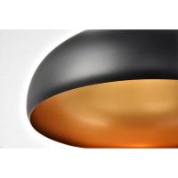 BEL AIR HOME - Lámpara Colgante Bonn Estilo Vintage en Negro y Oro, Diámetro 32 Cm - details 4