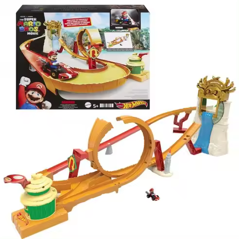 HOT WHEELS SUPER MARIO BROS ISLA KONG HMK49 HOT WHEEL - 1