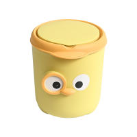 Basurero De Escritorio Pequeño Y Lindo Para Dormitorio Y Oficina Con Tapa Contenedor De Almacenamiento Cartoon Mini Para El Hogar - details 3