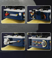 Bloques De Construcción Solar Sistema Rotatorio Modelo Del Sol Y La Tierra Serie Del Universo Ciencia Espacial Educativa DIY Para Niños Regalo - details 5
