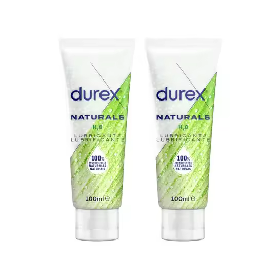 Durex Naturals H2O Lubricante 2x100ml - 1