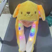 Gorro De Saltar Con Orejas De Sanrio Kuromi Y Hello Kitty LED Plush Divertido Para Adultos Y Niños Regalo De Fiesta De Navidad Decoración - details 8