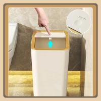 Basurero Ecológico De Plástico Con Diseño De Comprimidor De Tapa Y Espacio Ahorrador Para Baño Y Cocina Resistente Al Agua - details 8