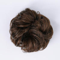Extension De Pelo Rizado Y Enredado Para Mujer Scrunchie Chignon Sintético Estilo Updo Peça De Cabelo Artificial De Fibra De Alta Temperatura - details 2
