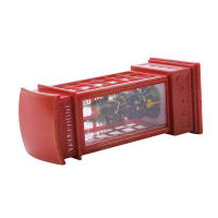 1Pc Teléfono Rojo Navideño Con Luz Y Decoración De Santa Figura De Globito Navideño Temático Iluminado Para Decoración De Navidad - details 8
