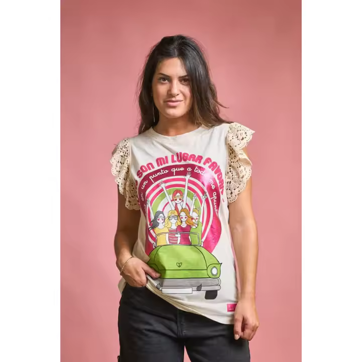 Anabel lee Marcas Mujer Ropa Camisetas y tops  Camiseta -Anabel Lee- Amigas - 1