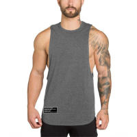 Camiseta De Gimnasio Para Hombres Transpirable Verano Cuerpo Entrenamiento Sin Mangas Algodón Estilo Deportivo Casual - details 4