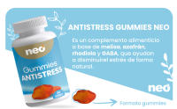 NEO - Melisa, Rodiola, Azafrán y Gaba - 36 Gummies - Bote 1 Mes - Favorecen la Relajación, el Descanso Óptimo y Reducir el Estrés - Antiestres Gummies - details 1