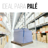 Big Bag 90x90x120 cm con Boca de Vaciado Inferior – Saco a Granel de 1.000 kg | FIBC, Polipropileno Reforzado, Reutilizable – Para Obra, Agrícola, Residuos, Arena, Escombros - details 2