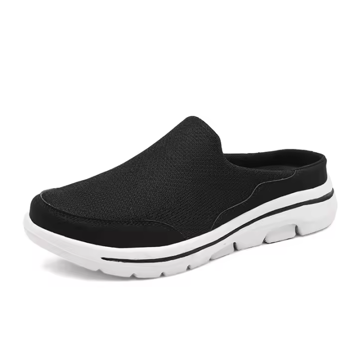 Zapatillas De Hombre Verano Transpirables Para El Hogar Y Uso Interior Con Suela Gruesa Moda Pareja Zapatos De Caminar Talla Grande 39-48 - 1