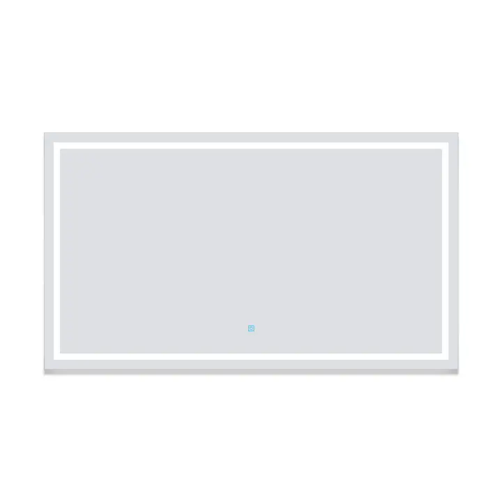 Aica Espejo de baño LED 140 x 80 cm, antivaho, brillo regulable - 1