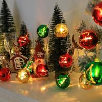 Luces Decorativas De Navidad Cadena De Bolas Y Estrellas Guirnalda Eléctrica Para Árbol De Navidad Decoración De Año Nuevo Para El Hogar - details 4