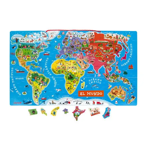 Puzzle Magnético Atlas Mundial - 1