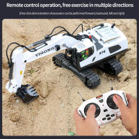 RC Excavadora De 1:20 Para Niños Control Remoto 2.4G Vehículo De Construcción Multifuncional Juguetes Para Niños Regalo - details 16