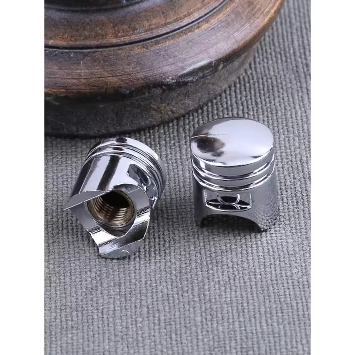 4pcs Cubiertas De Válvula De Rueda Universal Para Coche Camión Bicicleta Motocicleta Accesorios Antipolvo Y Antifugas - 1