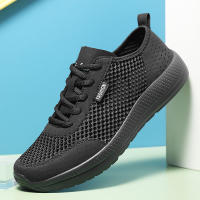 Zapatos De Deporte Para Hombre Suaves Y Transpirables Zapatillas De Correr De Malla De Alta Calidad Ligeros Y Comodísimos Para Exterior - details 4