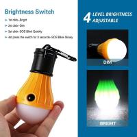 Lámpara De Camping Portátil LED Multicolor Impermeable Luz De Emergencia Batería Potente Para Actividades Al Aire Libre Y Acampar - details 10