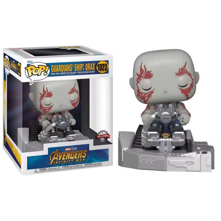 Funko Pop! Deluxe Los Vengadores: Infinity War - Nave de Los Guardianes: Drax Exclusivo, 63209, Nº1023 - 1