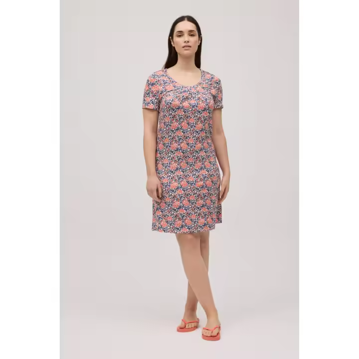 Ysabel Mora - Vestido bata fluida estampado floral - 1