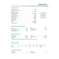 Threeline ND16RBNBL Downlight LED, 12 W, Color Blanco, Blanco Neutro 4000K, Para Montaje Empotrado, Formato Redondo, Alta Eficiencia Energética - details 1