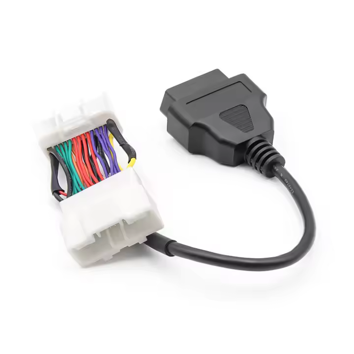 Adecuado para automóvil, cable adaptador para automóvil de uno a dos de 26 pines + 16 pines, modelo 3Y, cable de conversión para automóvil OBD2 - 1