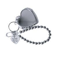 Llavero Estilo Y2K Con Forma De Corazón Y Espejo Accesorio Chic Y Moderno Para Bolso Material De Aleación De Zinc Unisex - details 2
