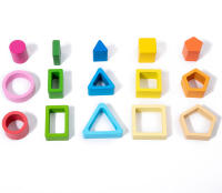 Juguetes De Madera Montessori Para Niños Categoría Montessori Juguetes Educativos Para Bebés Y Niños Pequeños Adecuado Para Preescolar Sorteo Y Coloreo De Formas Regalos Para Niños - details 1