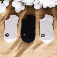 Geshop 6/12 Pares Calcetines Tobilleros Cortos Bajos Invisibles Algodón Transpirables para Hombres y Mujeres, color Negro/Blanco. - details 0