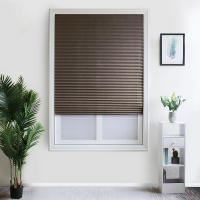 Cortinas Pliegables Autoadhesivas Para Ventanas Baño Cocina Balcón Oficina Estilo Slat Material Poliéster Medio Blinds Rollos - details 17
