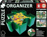 Educa - Organizador  Clasificador de Piezas Puzzle  Accesorio para Puzzles  Seis bandejas Apilables para organizar Las Piezas (19577) - details 0