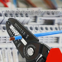 Alicates De Desencapado De Cables Eléctricos De Acero Inoxidable Con Diseño De Resorte Y Mango Antideslizante Herramientas De Hardware Multifuncionales - details 7