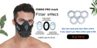 Máscara Deportiva De Filtro De Aire Para Entrenamiento De Fitness Correr Resistencia Cardio Endurecimiento Tamaños S M L - details 0