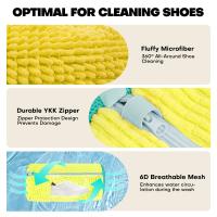 Bolsas De Limpieza Para Zapatos Reutilizables Para Lavadora Y Secadora Kit De Limpieza De Manchas Para Zapatillas Y Tenis - details 2