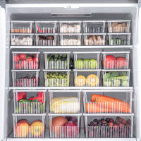 Organizador De Nevera Transparente Contenedores De Almacenamiento Para Alimentos Cestas De Frutas Y Verduras Organizador De Cocina - details 3