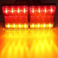 2 Luces traseras de 12 V Y 8 LED, indicador de Parada para Coche, remolque, wagon - details 2