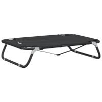 vidaXL Cama para perros plegable tela oxford y acero gris antracita Dimensiones 70 x 46 x 18 cm, 80 x 55 x 18 cm, 105 x 65 x 18 cm - details 1