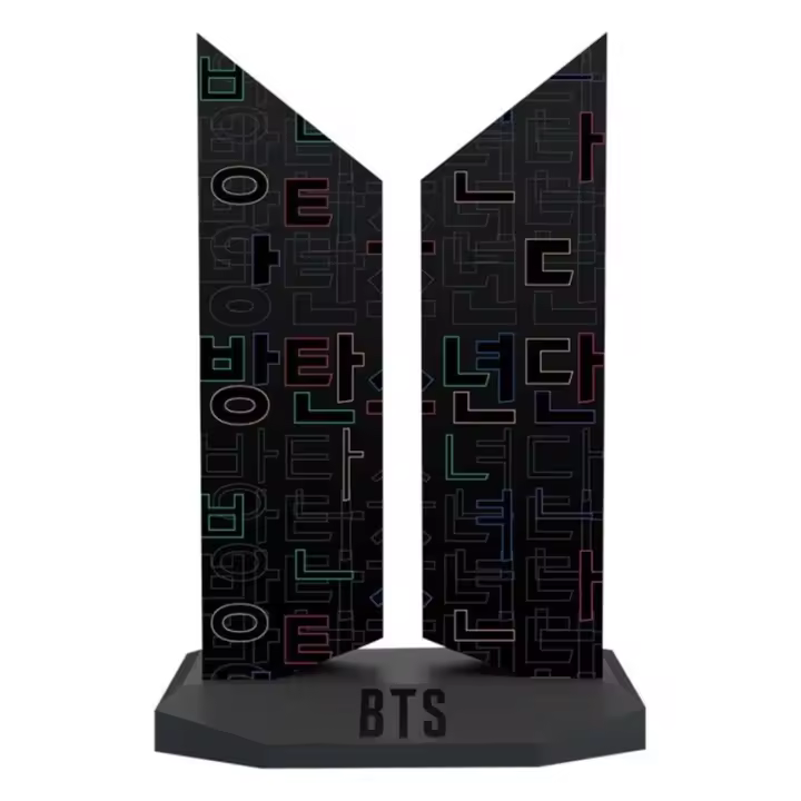 Estatua Premium Sideshow Collectibles BTS Logo Hangeul Edition 18 Cm - Alta Calidad - 1