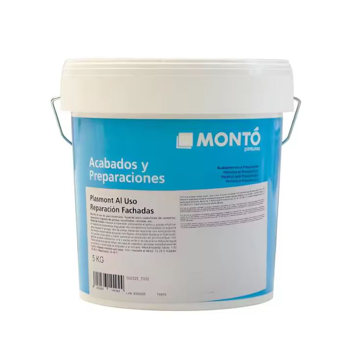 Montó (Valencia) Masilla Plasmont para Reparación de Fachadas Exenta de Cemento - 1