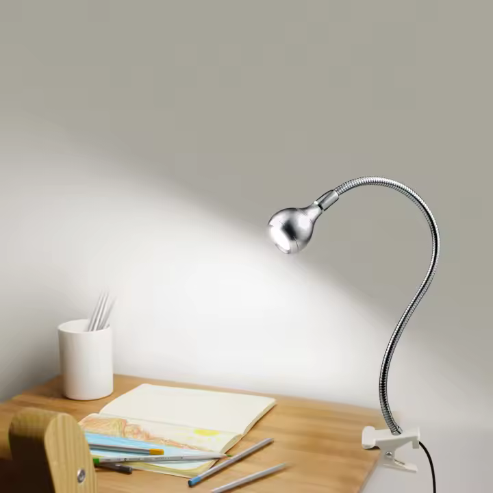 Lámpara De Escritorio USB Ajustable Con Clip Luz De Lectura LED Para Dormitorio Luz Nocturna Decorativa Para Mesa Y Cama - 1
