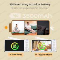 Monitor De Bebé Con Cámara De Vigilancia 720P 5 Pulgadas Pantalla Tamaño Video Intercomunicador De Dos Vías Visión Nocturna Automática Pánico Tilt Zoom - details 10