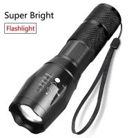Linterna LED Recargable Potente Zoom Para Camping Y Bicicleta Con 3 Modos De Iluminación Luz Exterior Portátil Impermeable De Aluminio - details 4